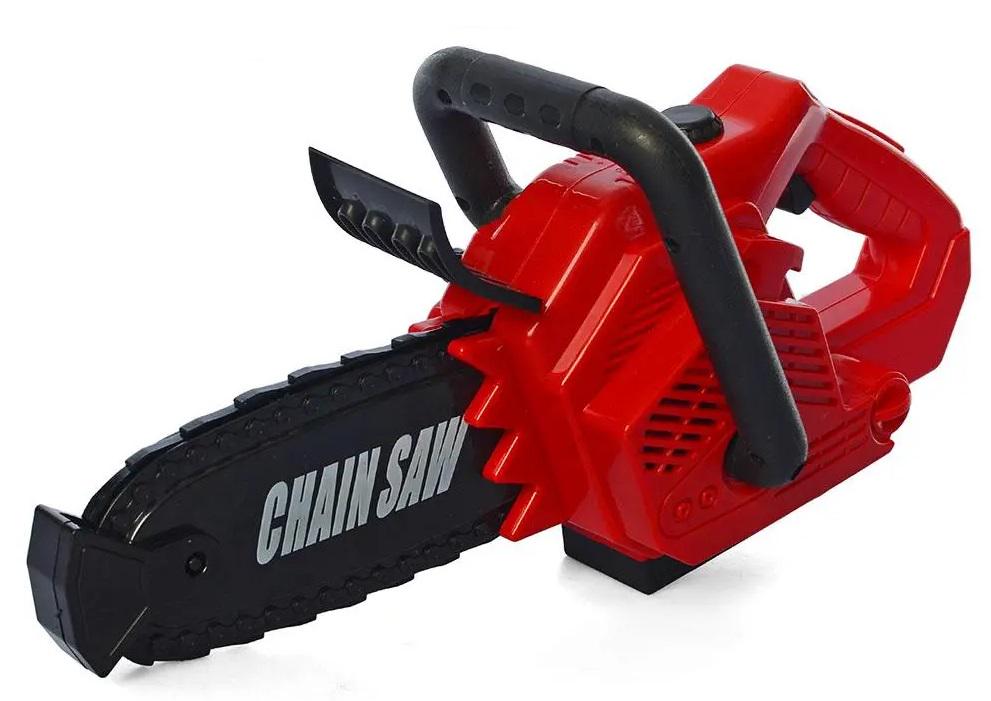 Игровой набор пила Chain Saw на батарейках/звук/подсветка Red (149766)