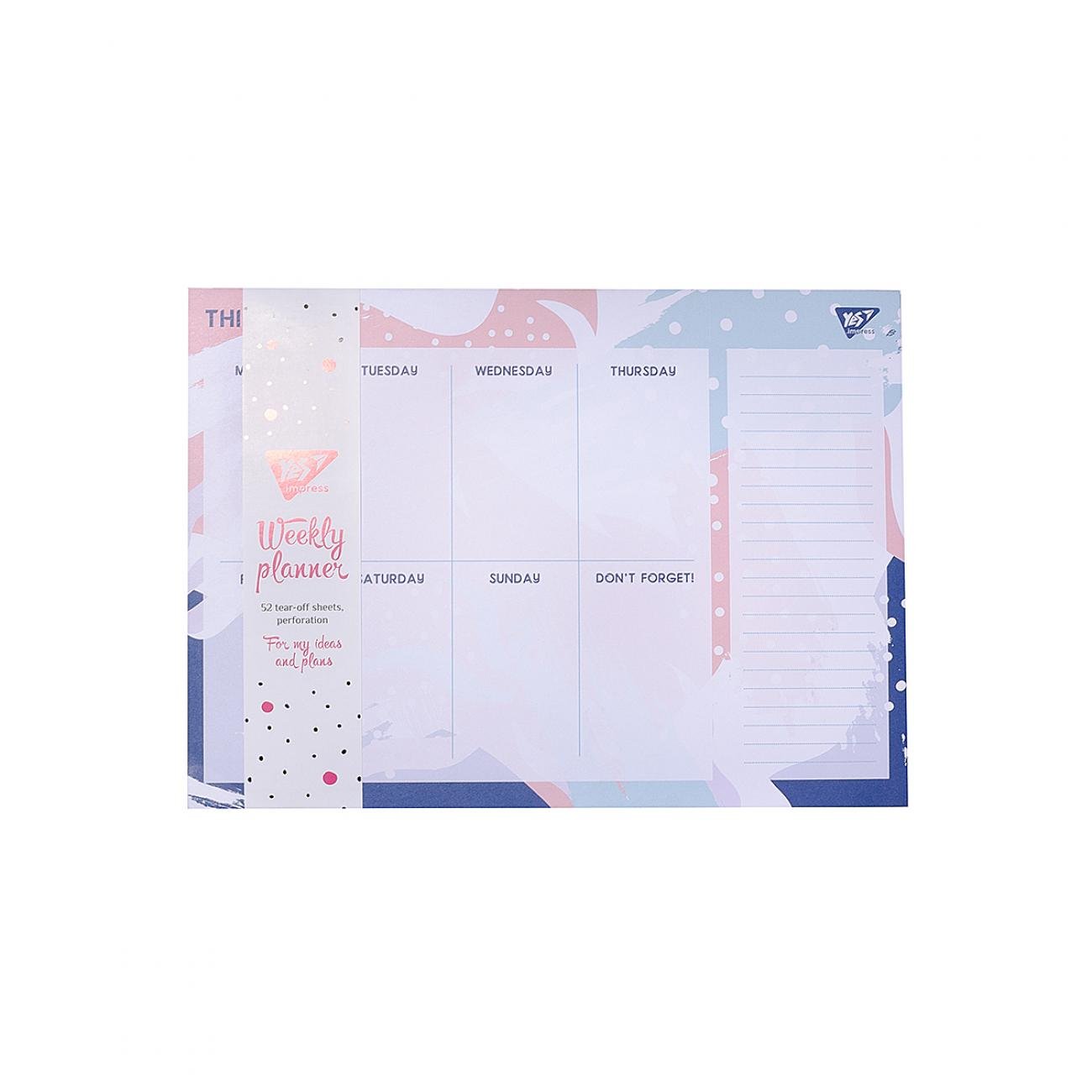 Планинг настольный Yes Calma 29х21 см 52 л. (170266)