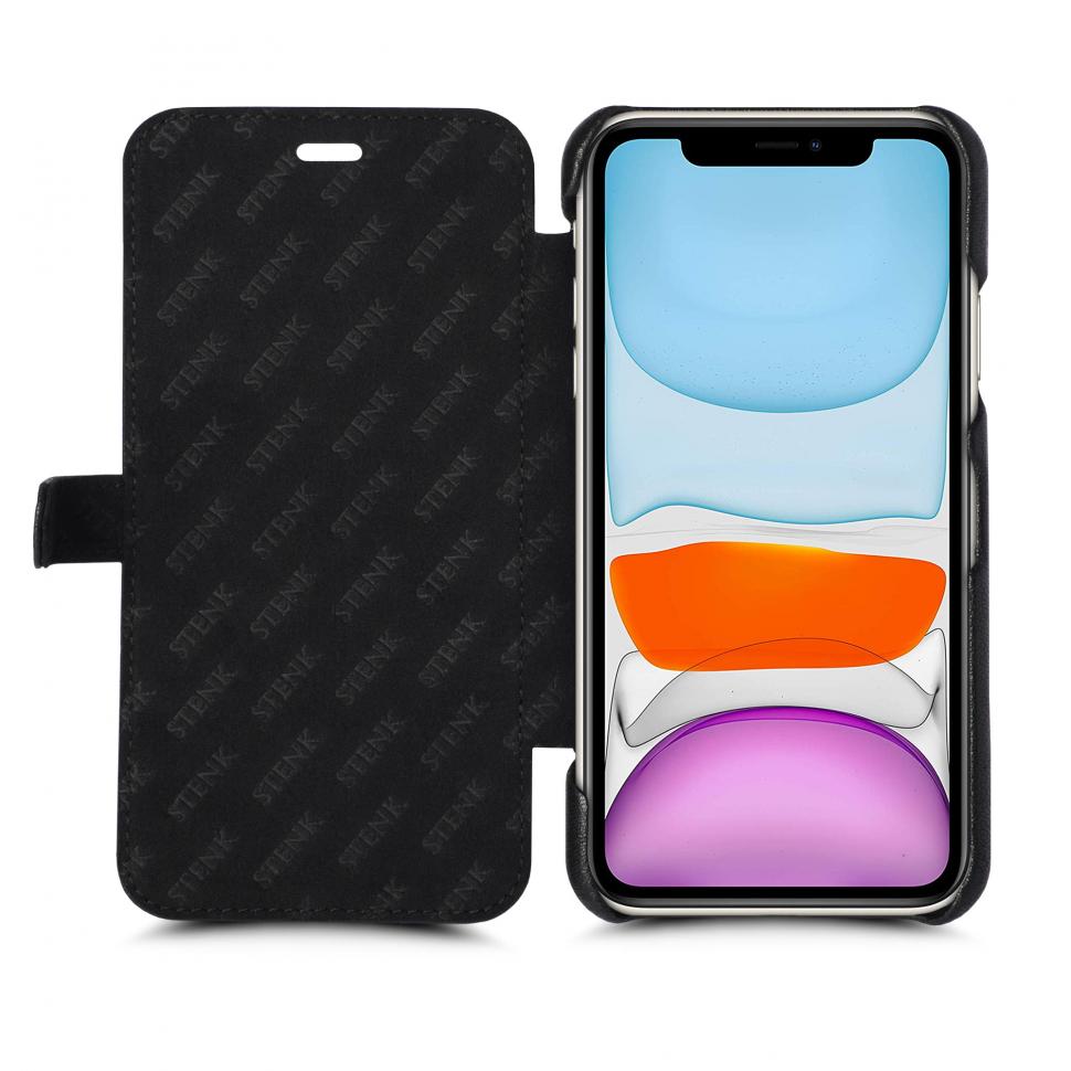 Чехол книжка Stenk Premium для Apple iPhone 11 Черный (64220)