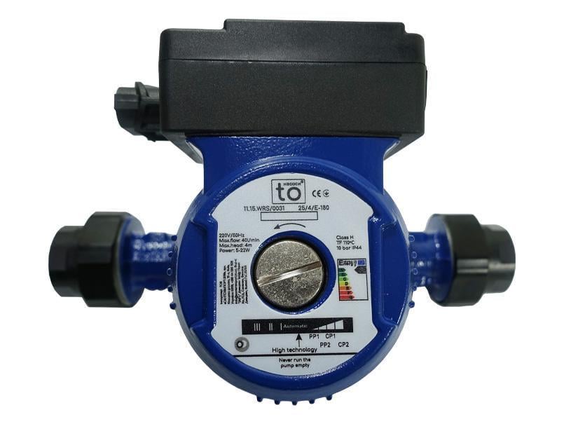 Насос циркуляційний toНАСОСИ 25/4E-180 мм 22 Вт (RS-11.15.WRS/0031) - фото 2 Насос циркуляційний toНАСОСИ 25/4E-180 мм 22 Вт (RS-11.15.WRS/0031) - фото 2