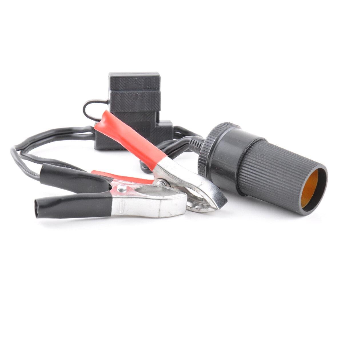 Переходник в прикуриватель Uragan на зажиме АКБ с предохранителем 20А Переходник в прикуриватель Uragan на зажиме АКБ с предохранителем 20А