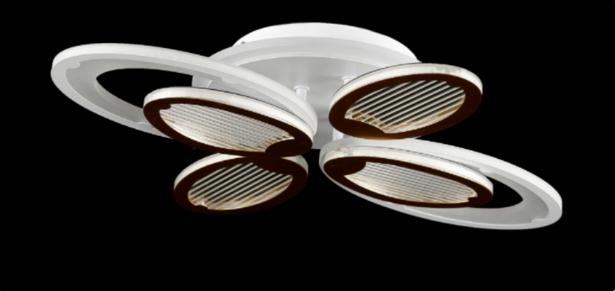 Светодиодная люстра LK29040/2/2/1 LED CHAMP Белый/Золото (AN000837)