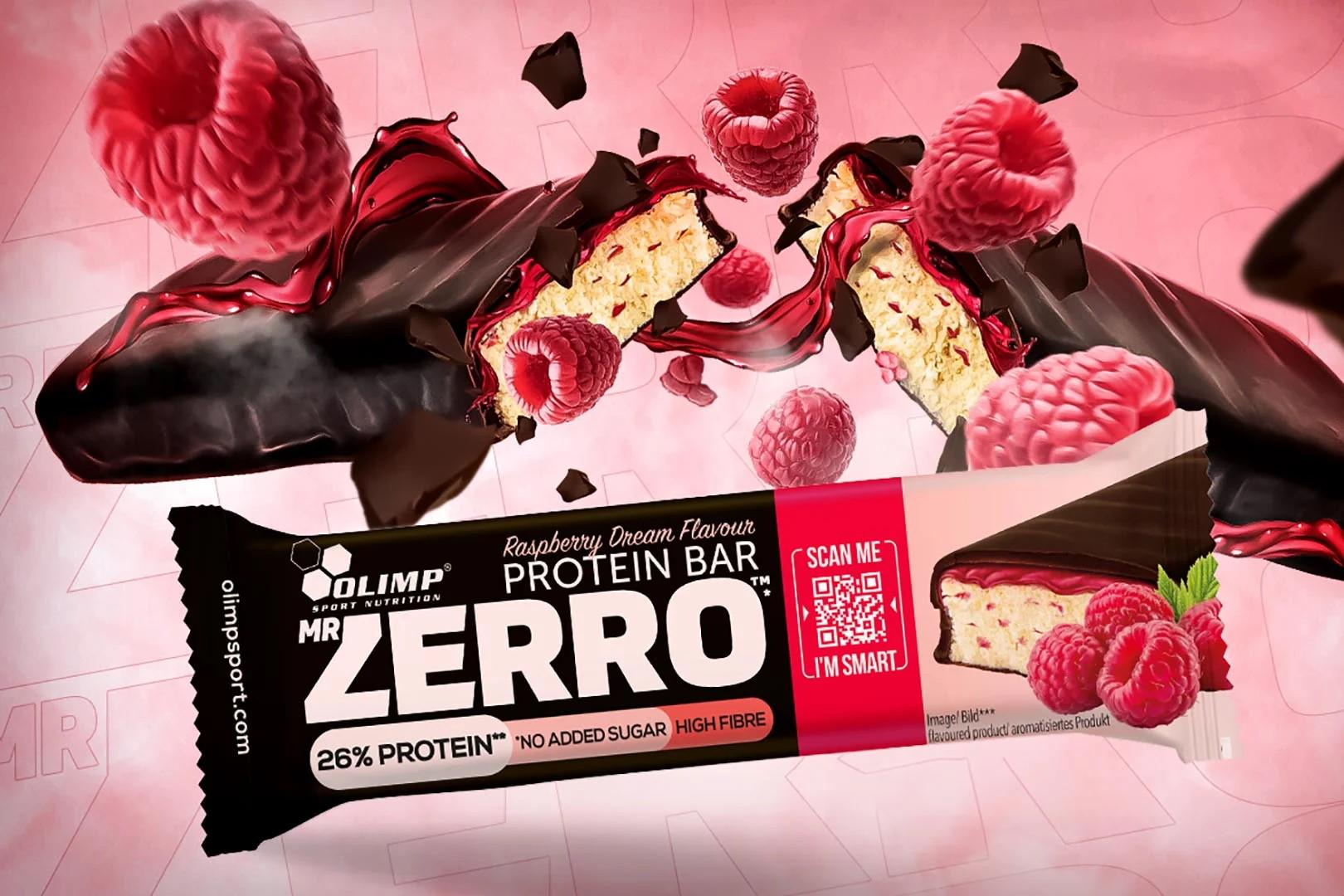 Батончик Olimp MR Zerro Protein Bar Малина 25 50 г - фото 2