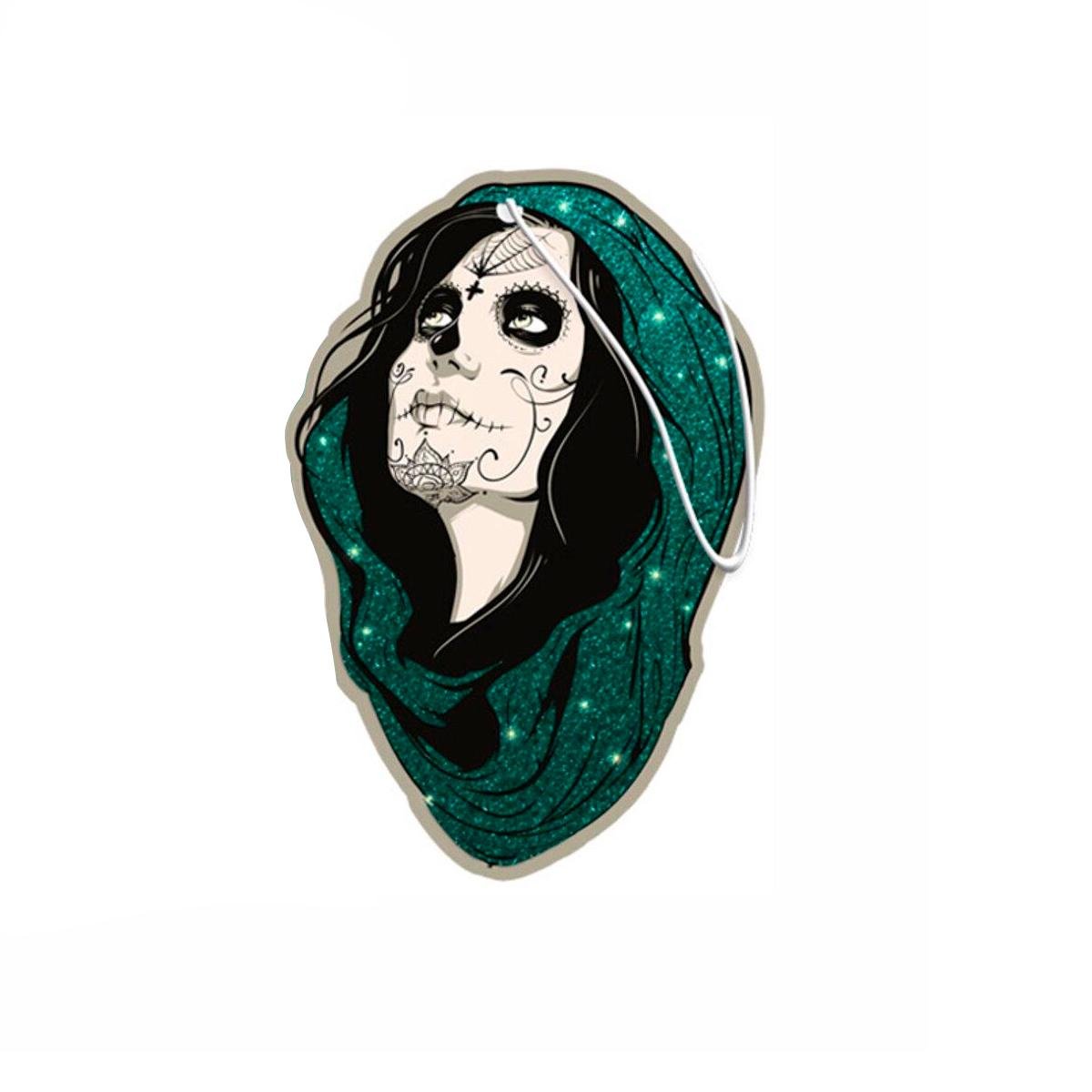 Ароматизатор Aroma Car Cellulose Dia De Los Muertos Diamond Girl Green (4231) Ароматизатор Aroma Car Cellulose Dia De Los Muertos Diamond Girl Green (4231)