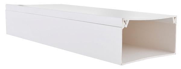 Канал кабельный АСКО 100x40 мм 2 пог.м ПВХ Белый (A0070010010)