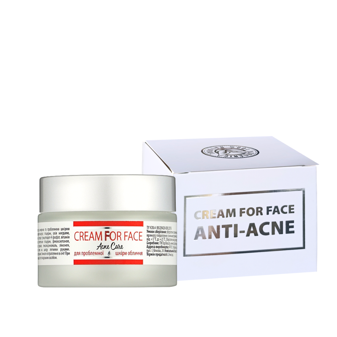 Крем-антиакне для проблемної шкіри обличчя Top Beauty 50 мл (13352815)