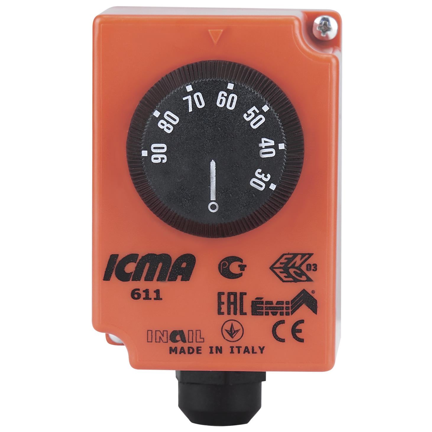 Терморегулятор погружной ICMA №611 9061109053 30-90°С (78859) Терморегулятор погружной ICMA №611 9061109053 30-90°С (78859)