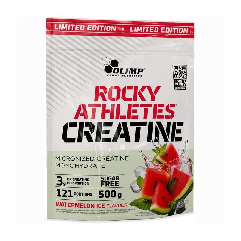 Креатин моногидрат мікронізований Olimp Rocky Athletes Creatine Limited Edition 500 г Крижаний кавун