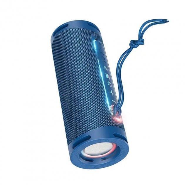 Колонка портативна Hoco HC9 Bluetooth FM TF-карти AUX TWS Синій (HJKL6265)