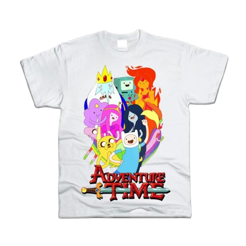 Футболка Fruit of the Loom Герої "Adventure Time" XL Білий (6193430)