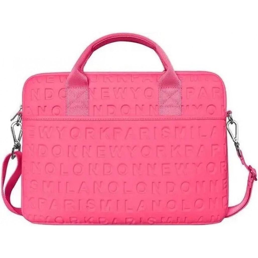 Сумка для ноутбука WIWU Cosmo Slim Case for MacBook 13.3"/14" Pink
