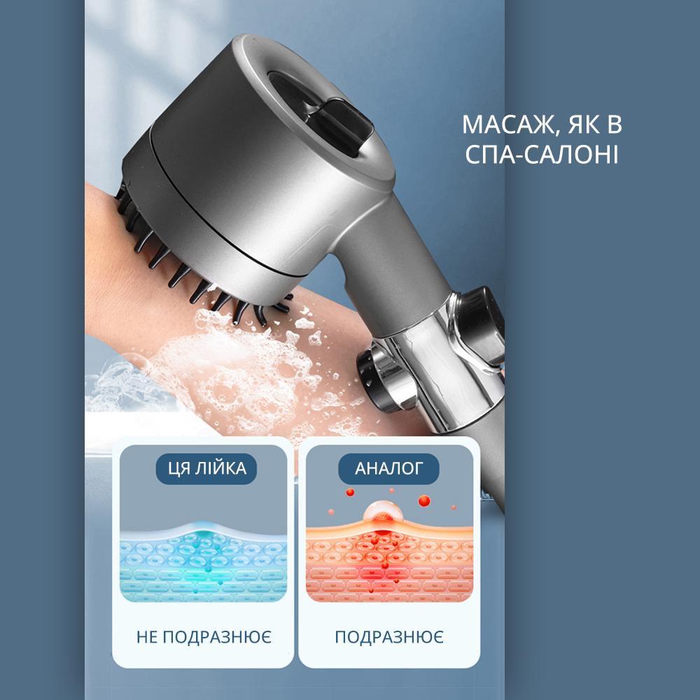 Лейка для душа Shower Head со шлангом и держателем на стену (24878776) - фото 7 Лейка для душа Shower Head со шлангом и держателем на стену (24878776) - фото 7