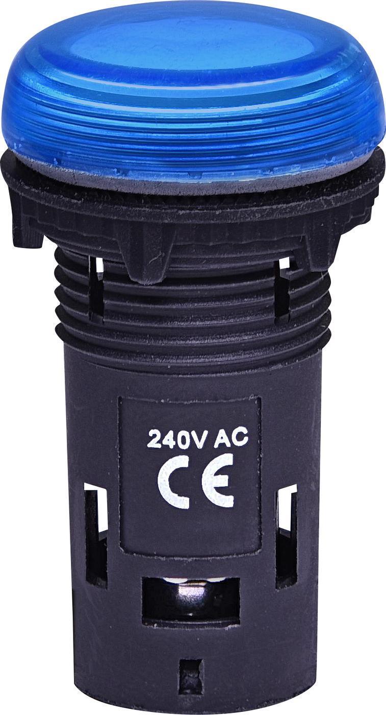 Лампа сигнальна LED ETI ECLI-22-240A-B 240V AC матова Синій (4771233)