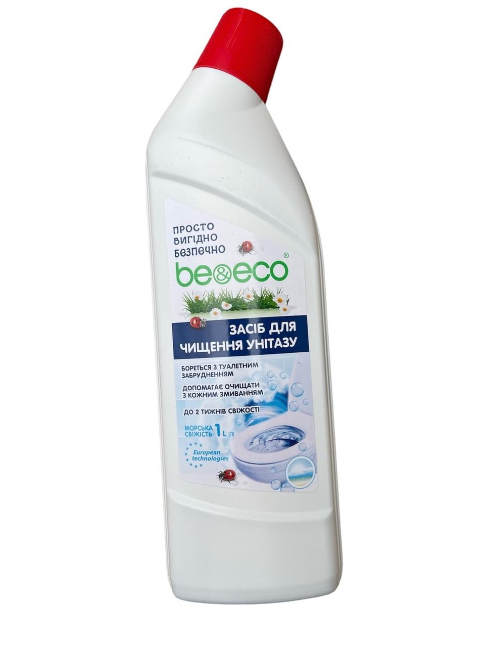 Средство для чистки унитаза Be&Eco Морская свежесть 1000 мл Средство для чистки унитаза Be&Eco Морская свежесть 1000 мл