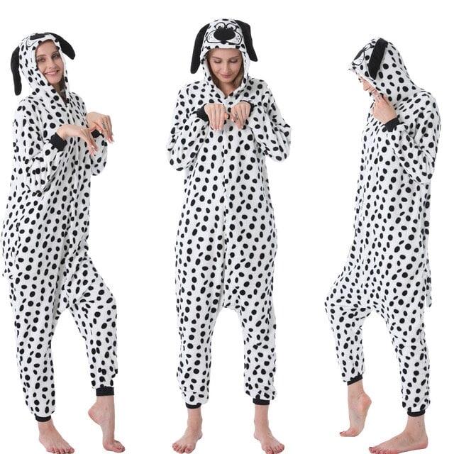 Пижама Kigurumi Далматинець ХL 175-185 см Чорно-білий (6049/ХL) - фото 2