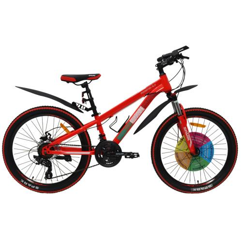Велосипед Spark Forester 24" стальная рама 11" Красный неоновый (000198066) Велосипед Spark Forester 24" стальная рама 11" Красный неоновый (000198066)