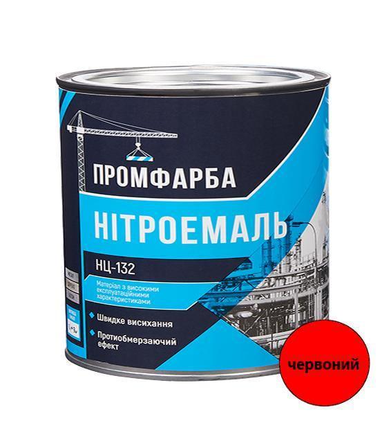 Нитроэмаль НЦ-132 ПРОМФАРБА 2,0 кг 2,1 л Красный (3014417569)