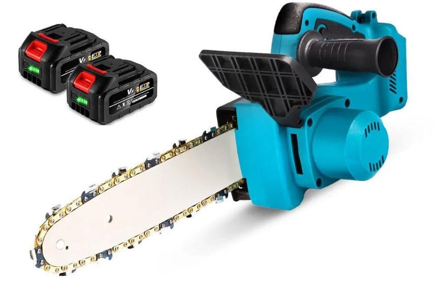 Пила цепная аккумуляторная Makita DUC254 с масляным баком 48V шина 30 см 2 аккумулятора 5,0 Ah 12" Бирюзово-черный (31301317) Пила цепная аккумуляторная Makita DUC254 с масляным баком 48V шина 30 см 2 аккумулятора 5,0 Ah 12" Бирюзово-черный (31301317)