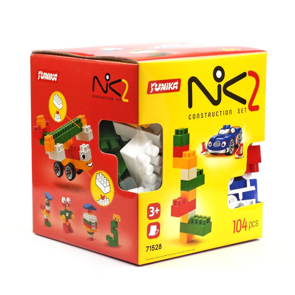 Конструктор дитячий NIK-2 71528 104 великих деталей (RLT14826)
