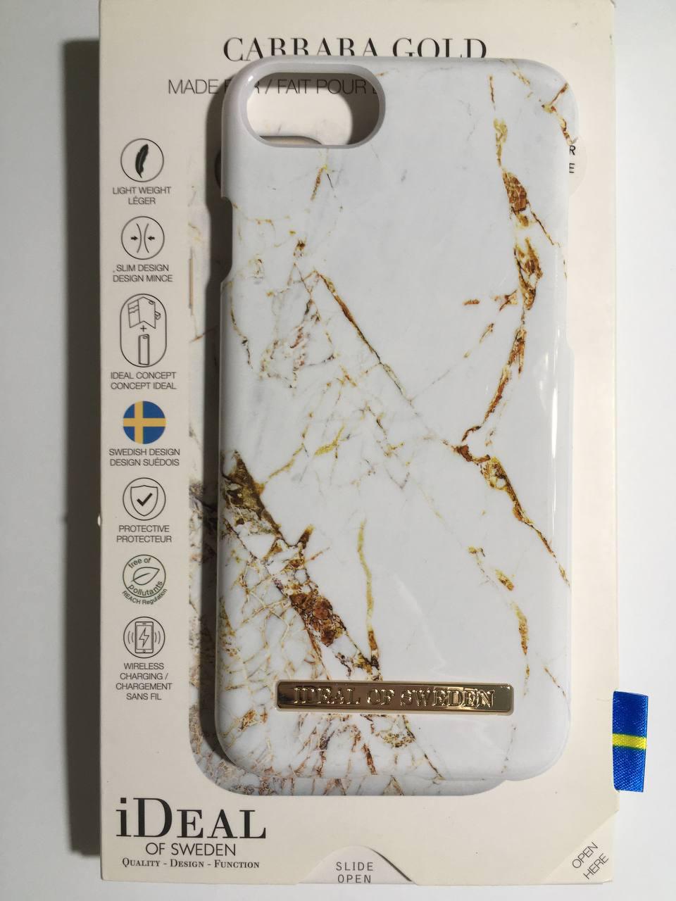 Чохол накладка iDeal of Sweden Printed Case MagSafe для Iphone 6/6S/7/8/SE 2/3 2020/2022 (4.7") Carrara Gold - фото 10