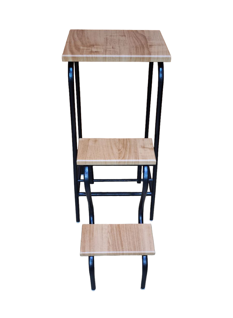 Сходи розкладні на три щаблі Світло-коричневий (14149901) - фото 2