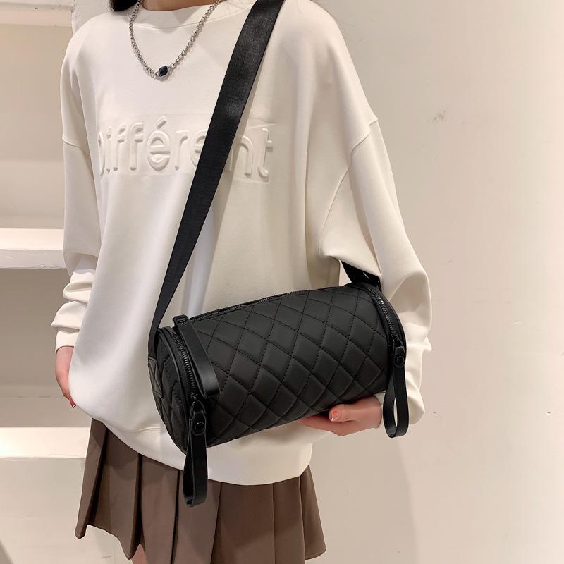 Сумка крос-боді RomiasBag стьобана жіноча Чорний (2101) - фото 5