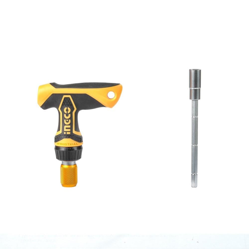 Отвертка INGCO с набором бит и головок 24 шт. (HKSDB0188) - фото 3