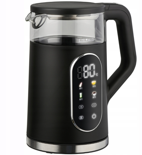 Електрочайник Kamille з регулятором температури та сенсорною панеллю 2200 Вт 1,7 л (30445479) - фото 3 Електрочайник Kamille з регулятором температури та сенсорною панеллю 2200 Вт 1,7 л (30445479) - фото 3