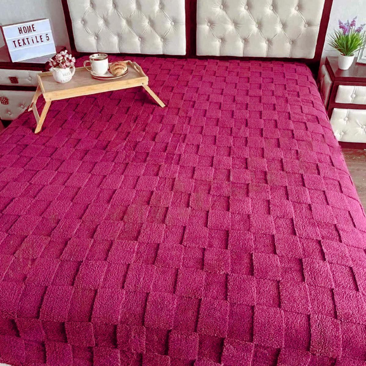 Плед Colorful Home Кубик двухспальный 180х210 см Сиреневый (37205) Плед Colorful Home Кубик двухспальный 180х210 см Сиреневый (37205)