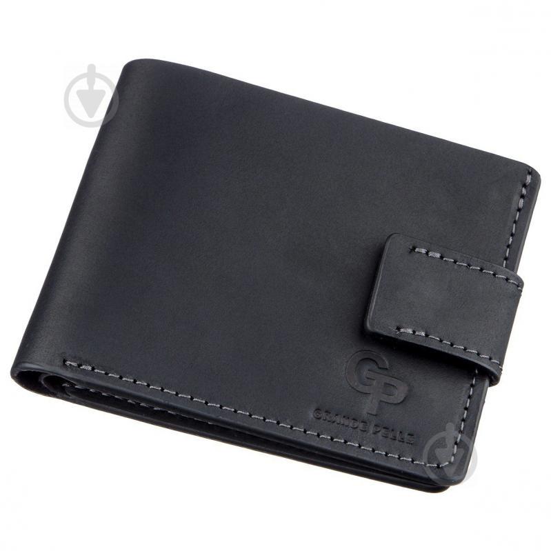 Кожаное портмоне унисекс GRANDE PELLE 11219 Черное