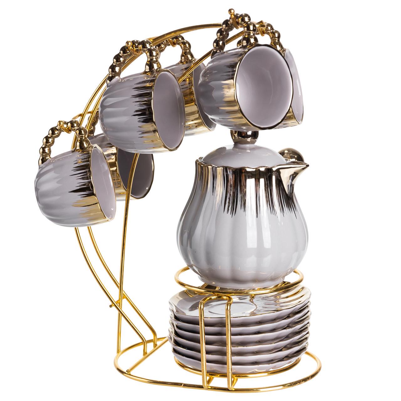 Набір для кави по-турецьки порцеляновий Confidence на 6 персон (FM-JJ-4) - фото 5 Набір для кави по-турецьки порцеляновий Confidence на 6 персон (FM-JJ-4) - фото 5