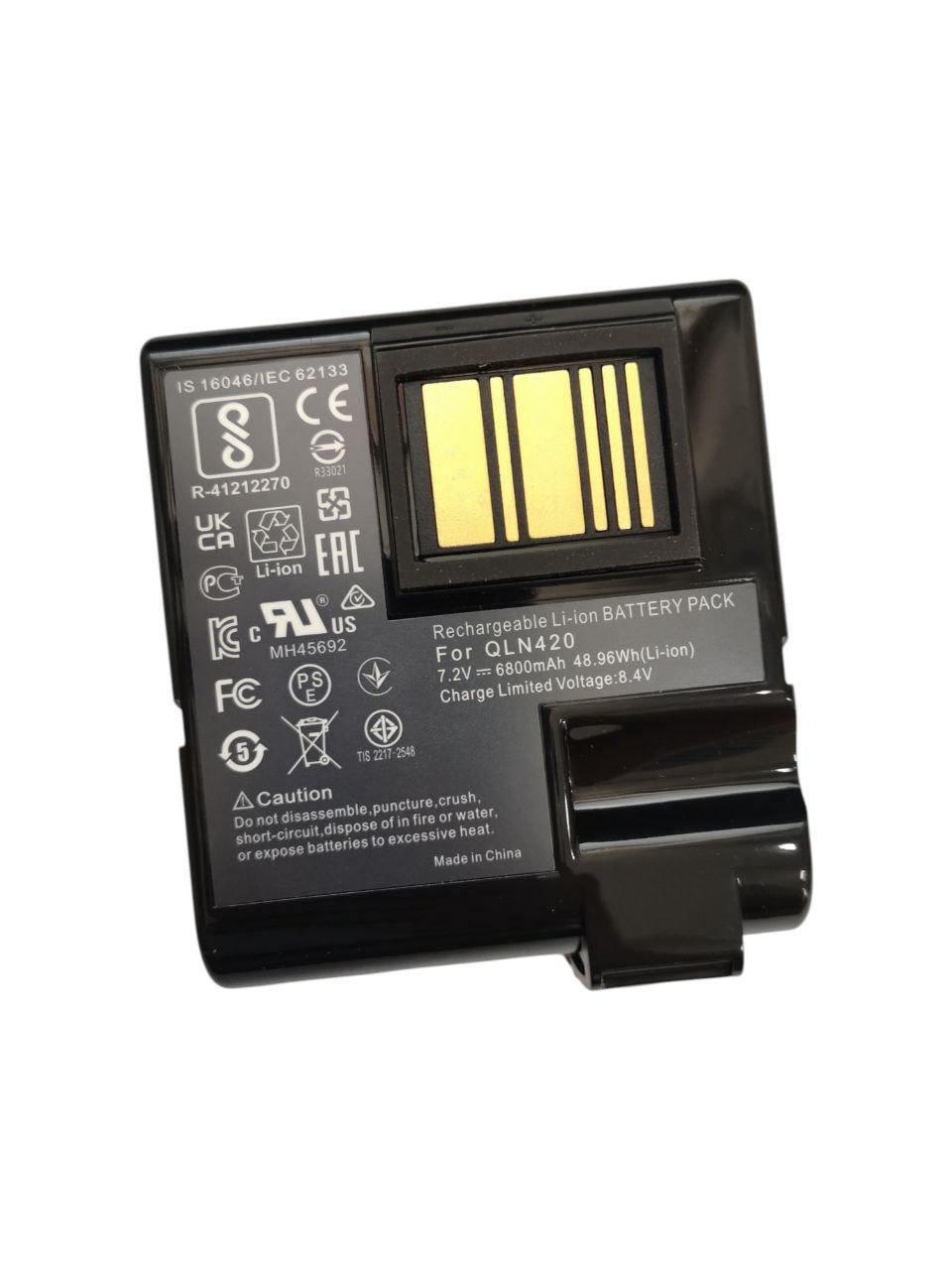 Акумулятор для Motorola Symbol Zebra QLN420/ZQ630/P1040687/P1050667-016/P1089760-002/BTRY-MPP-68MA1-01 6800 mАh 48,96Wh (000014326)