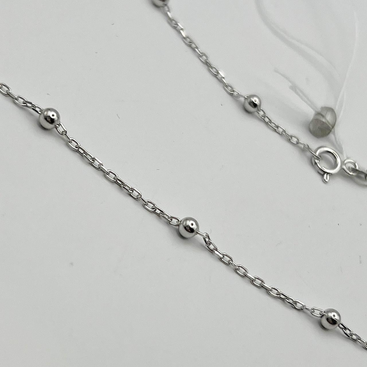 Цепочка серебряная Якорь+Шарики 45 2,78 г (2504783154)