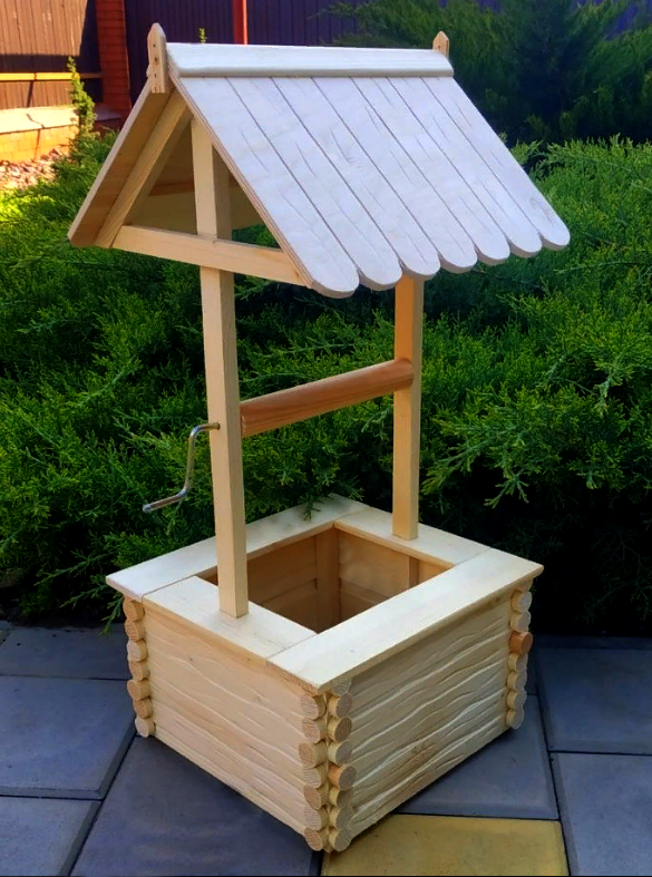 Колодец декоративный из дерева Апотери Бланже (КОС-000301)