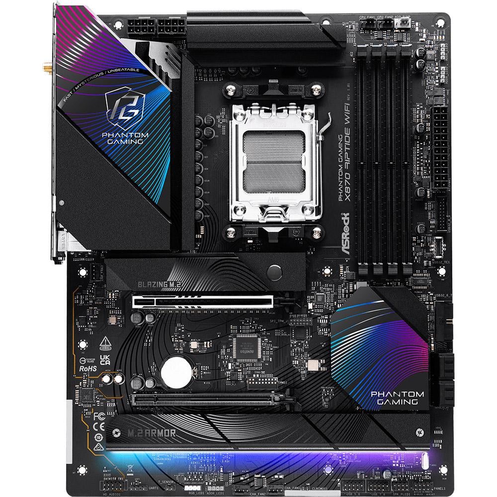 Материнская плата ASRock X870 RIPTIDE Wi-Fi Black (30835600)