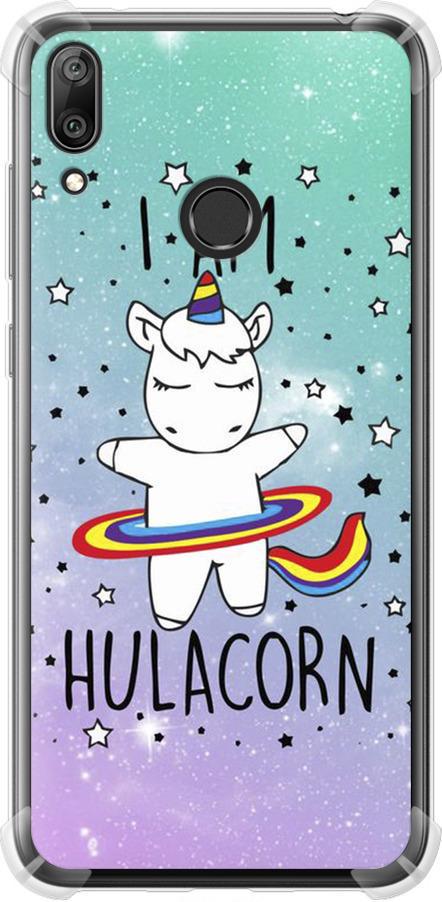 Чехол на Huawei Y7 2019 I'm hulacorn (3976sp-1638-42517)