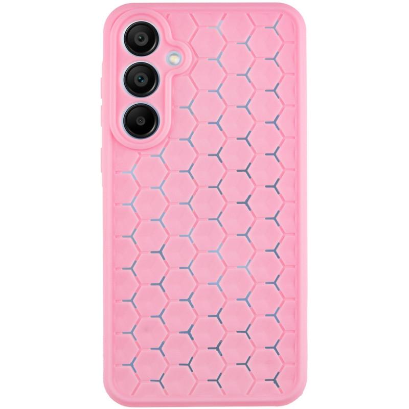 Противоударный Чехол TPU Honeycomb для Samsung Galaxy A55 Light Pink