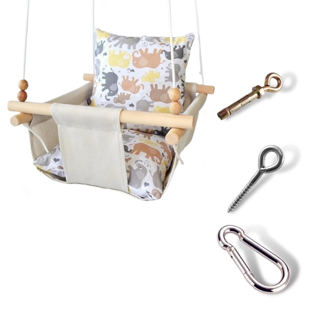 Детская качеля Infancy Слоники Молочный (9882017)