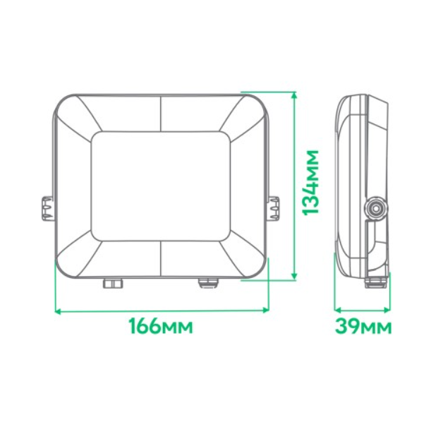 Прожектор светодиодный Ardero LL-4030ARD PRO 30 Вт 6500K IP65 Черный (80226) - фото 3