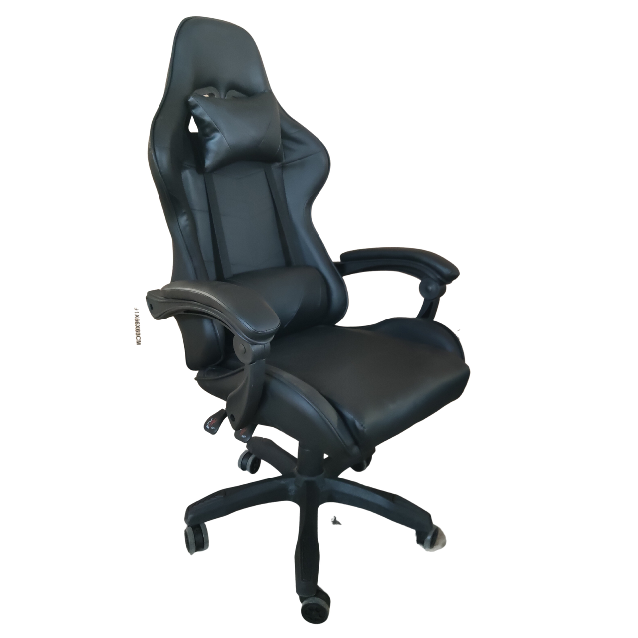 Крісло ігрове комп'ютерне з подушками Racer Pro Чорний - фото 3 Крісло ігрове комп'ютерне з подушками Racer Pro Чорний - фото 3