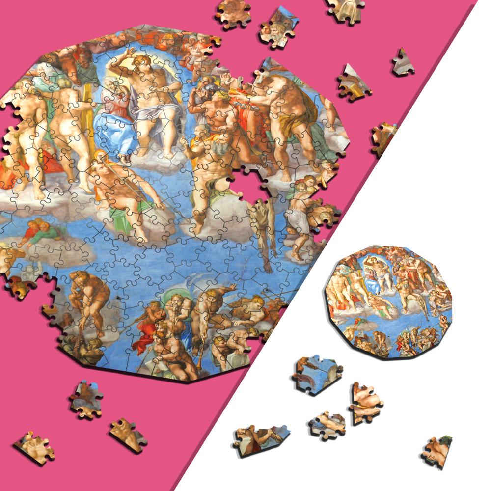 Пазл дерев'яний фігурний TheGravix Мистецтво Сикстинська Капела 146 деталей - фото 2
