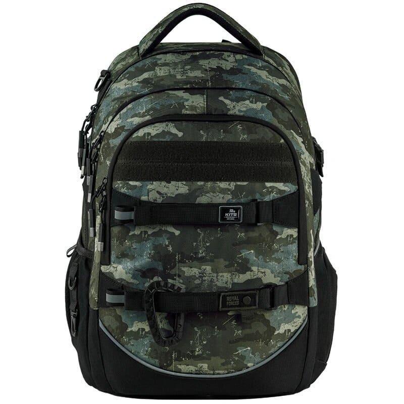 Шкільний рюкзак підлітковий KITE Education teens 727L-3 19,5 л Хакі (K24-727L-3)