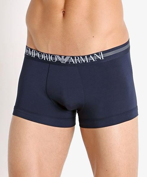 Труси чоловічі боксери Emporio Armani M Темно-синій (1P538-111389син)