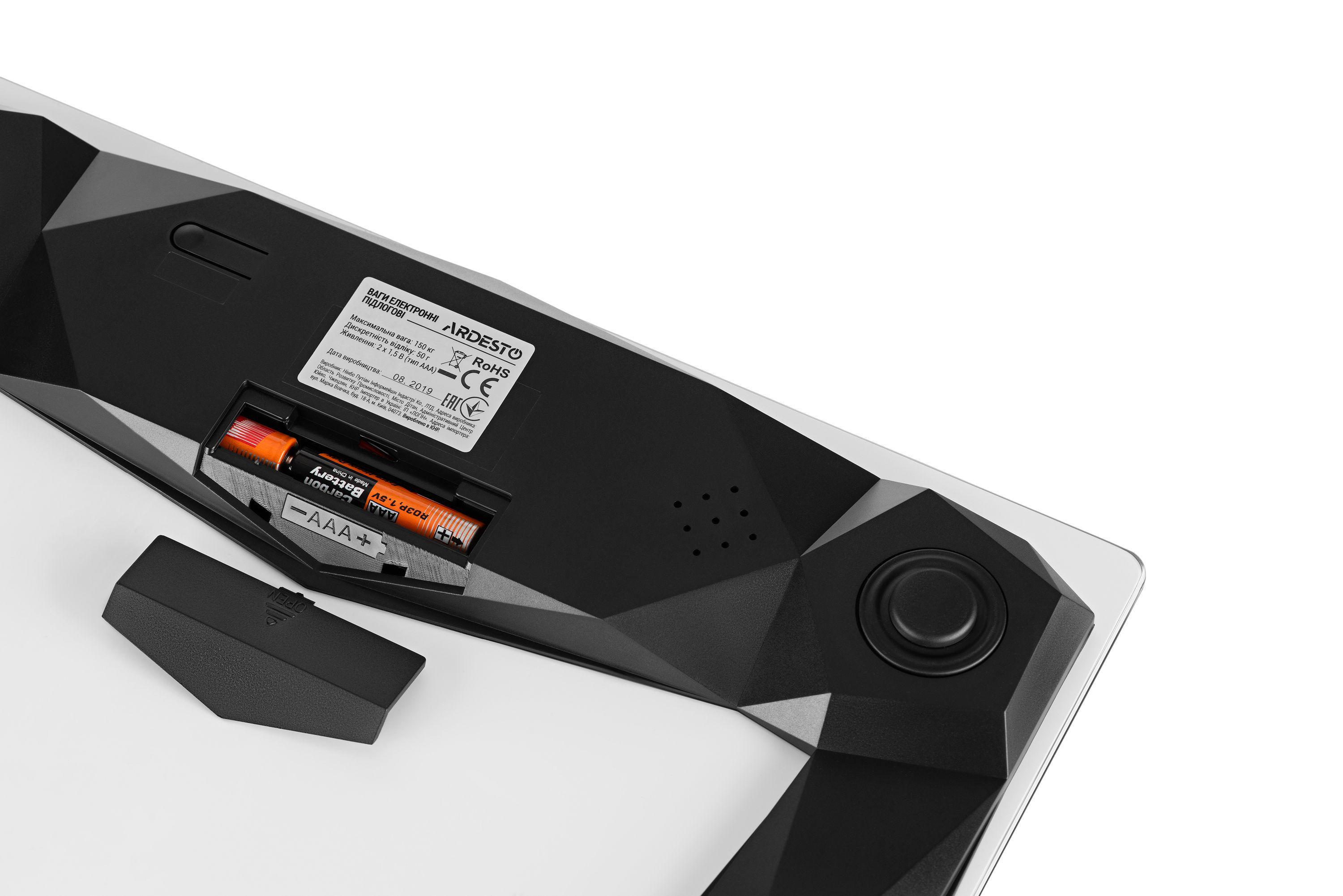 Весы напольные Ardesto SCB-965BL электронные до 150 кг Черный (571049) - фото 2 Весы напольные Ardesto SCB-965BL электронные до 150 кг Черный (571049) - фото 2