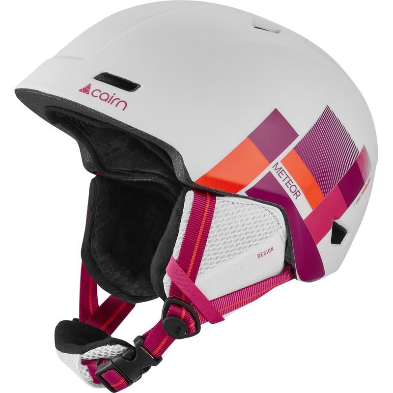 Шолом Cairn Meteor  57-58 Mat White Fuchsia-Piet (1012-0606130-26057W)