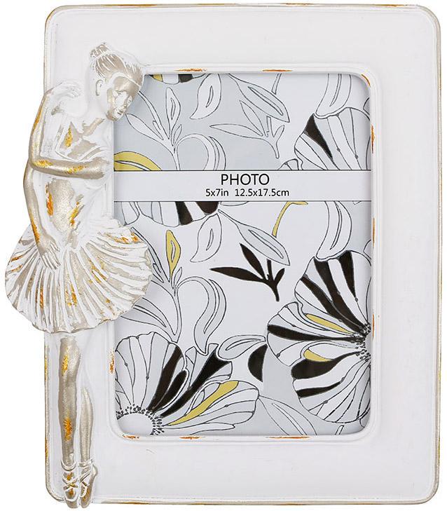 Фоторамка Viljandi балерина 12,5х17,5 см Белый с золотом