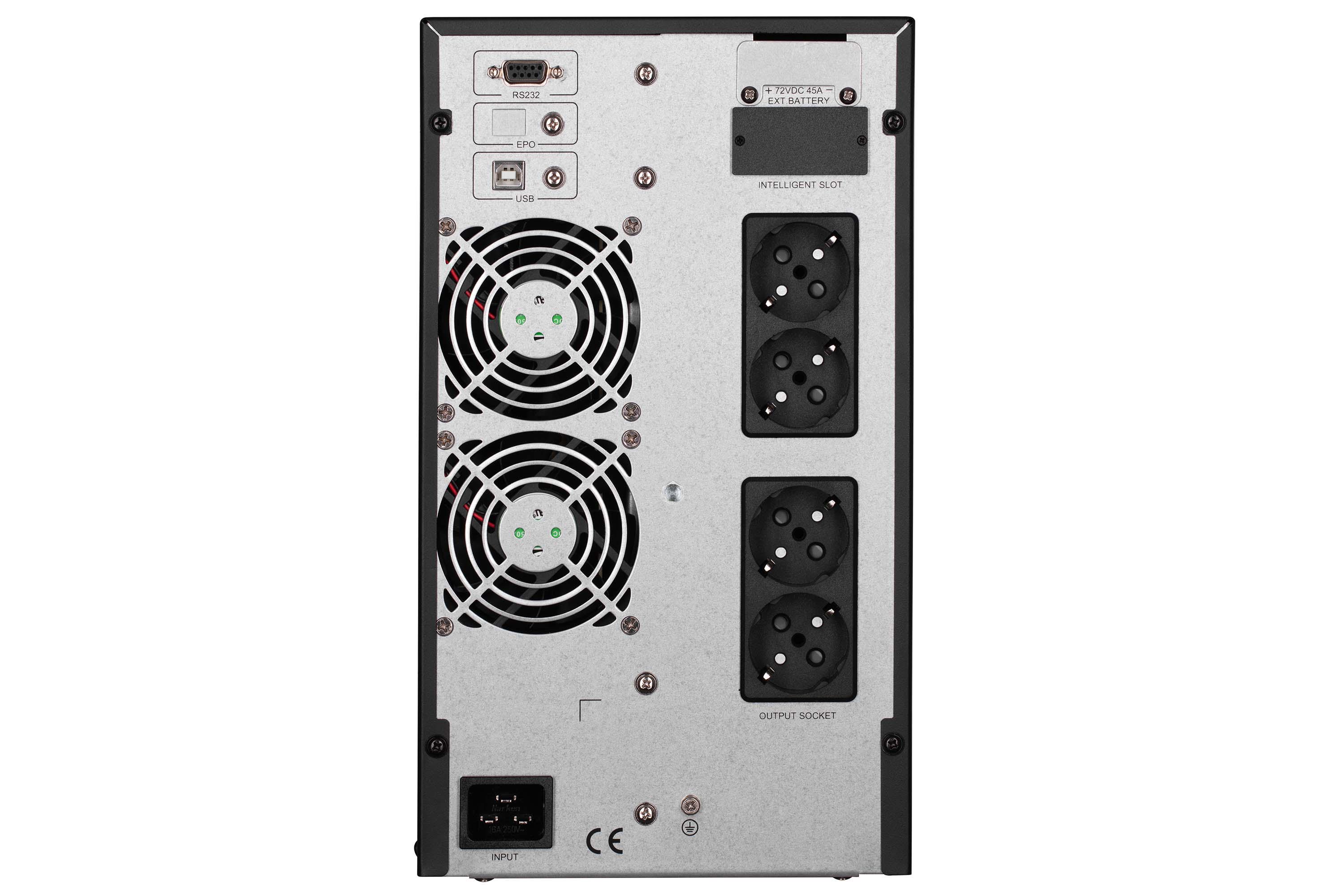 Джерело безперебійного живлення 2E OD3000 3000ВА 2700 Вт батареї 6 шт. 12V 9 Ah (2E-OD3000) - фото 3 Джерело безперебійного живлення 2E OD3000 3000ВА 2700 Вт батареї 6 шт. 12V 9 Ah (2E-OD3000) - фото 3