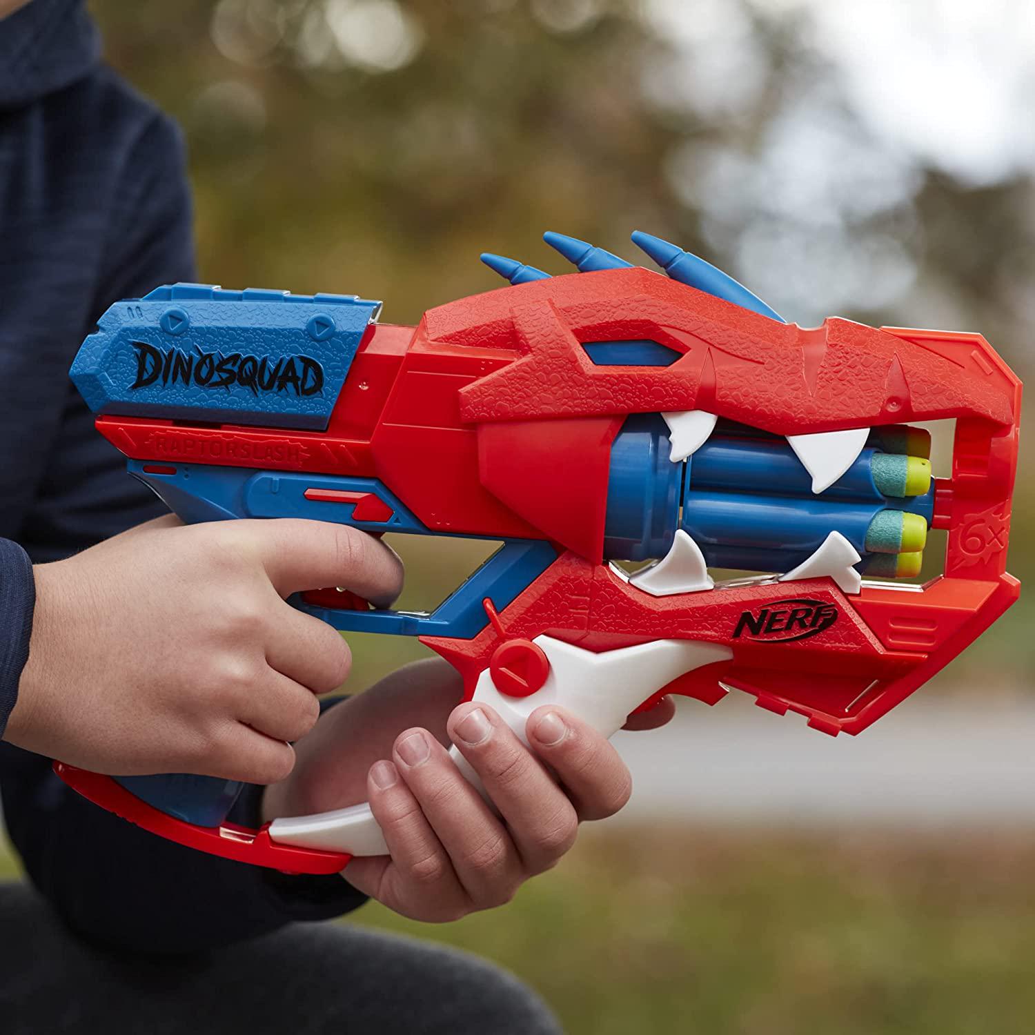 Бластер Nerf DinoSquad Raptor-Slash (F2475) - фото 4 Бластер Nerf DinoSquad Raptor-Slash (F2475) - фото 4