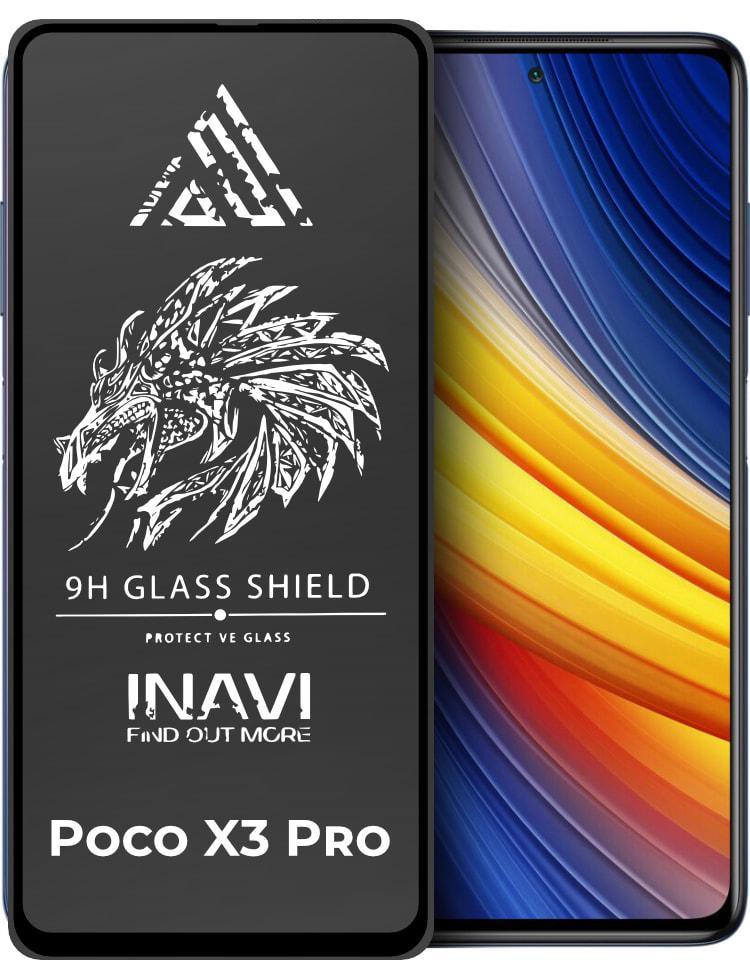 Стекло защитное Inavi Xiaomi Poco X3 Pro Full Glue (31228) Стекло защитное Inavi Xiaomi Poco X3 Pro Full Glue (31228)