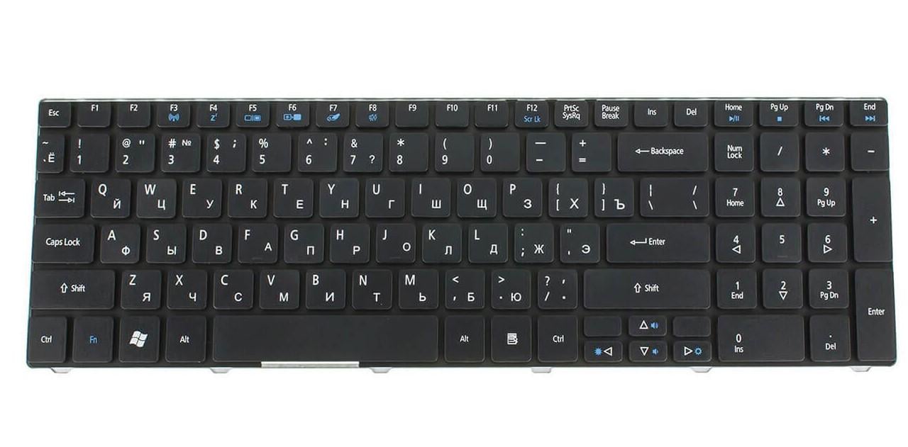 Клавиатура для ноутбука Acer EasyNote TM86 матовая (KB.I170A.164)